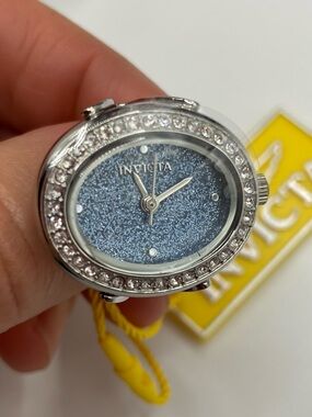 Invicta Mini Women’s Ring Watch -24mm, Silver (49596)
